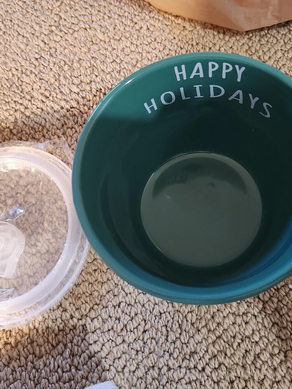 Peanuts Charlie Brown & Snoopy Ice Skating Mug - Green